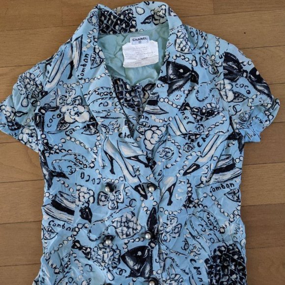 chanel vintage shirt